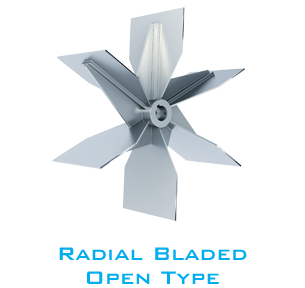 Radial-Bladed-open-type